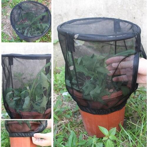 Garden Insect Net Cage Butterfly Insect Habitat Feeding Net Cover Flower Pot Ornamental Plant Insect Net Cage Insect Supplies