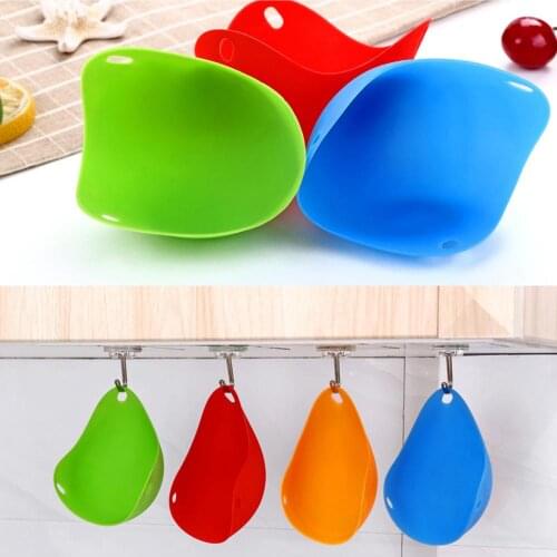Mini Silicone Egg Poacher Bowl Poaching Egg Stew Poaching Mold Rings Meat Pie Kitchen Anti-scald Pancake Cooking Accessories