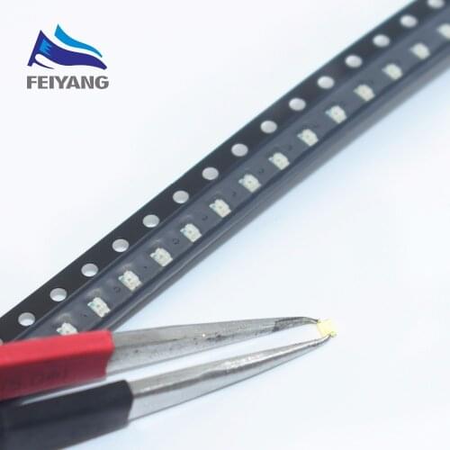 100PCS SAMIORE ROBOT 0805 SMD LED Lamp super Yellow Color 2012 yellow SMD LED lamp beads bright LED light emitting diode