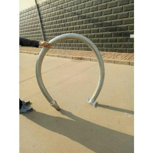 Loose cement tank car air compressor fittings metal hose outlet metal pipe cement tank car soft inlet pipe