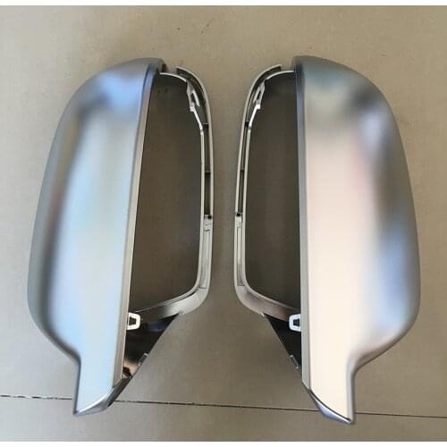 2pcs Replacement Matt Chrome Rearview Side Mirror Cap For Audi A3 A4 A5 B8.5 B8K 2011-2016 Mirror Cover S Line