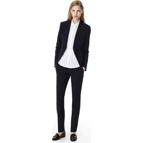 2 piece set Women Suits Set Long Sleeve Office Wear Blazer + Pants New Pants Suit Terno Feminino Woman Pants Suits