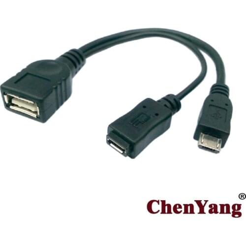 Zihan Micro USB Host OTG Cable w Micro USB Power for i9100 N5100 i9300 I9500 N7100