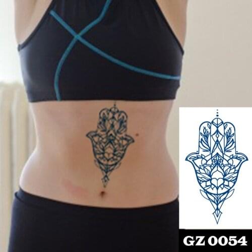 1Pcs Herbal Extracts Juice Tattoos Body Art Waterproof Temporary Tattoo Sticker For Men Women