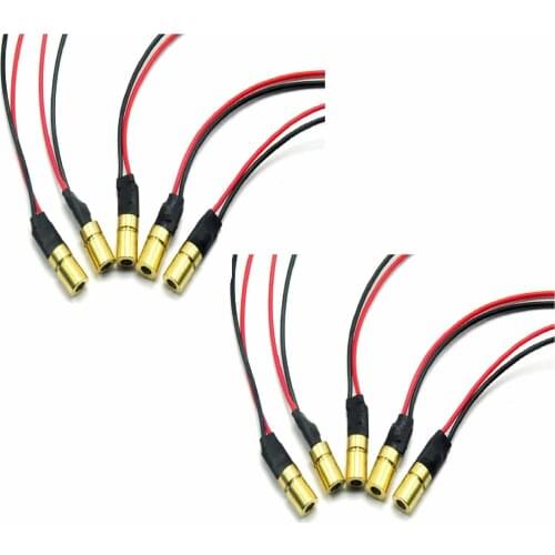 10pcs Mini 635nm 3mW 3VDC Orange-Red Laser diode Focusable laser Dot Module