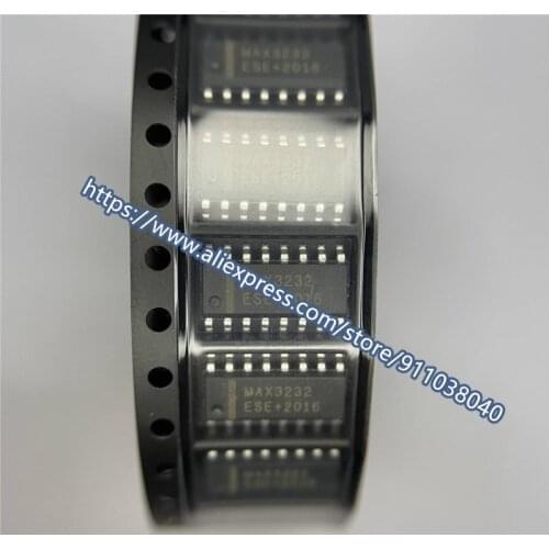 10PCS/A LOT Original MAX3232ESE+T MAX3232ESE SMD SOP-16 RS232 transceiver chip