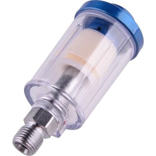 Car Auto Oil Water Separator Trap 1/4" Air Compressor Filter Paint Spray Tool Fitting Fit for Small Pneumatic Tools Air Intake