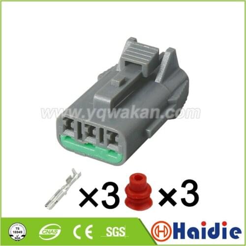 Free shipping 5sets 3pin auto wiring harness waterproof electric connectors PB015-03320