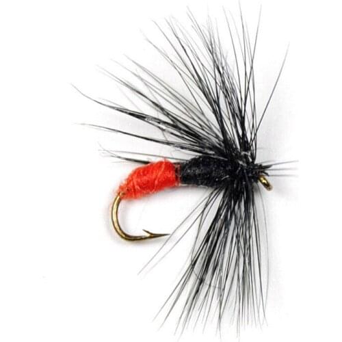 10Pcs Handmade Bionic fishing lure Outdoor Bionic ants bait red black green fly bait fly fishing hook Light weight