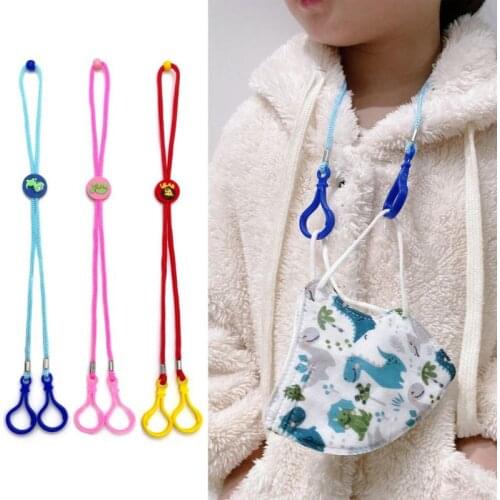 Colorful Cartoon Nylon Adjustable Glasses Chain For Child Eyewear Cord Kids Glasses Neck Strap Eyeglass Holder Band Strap