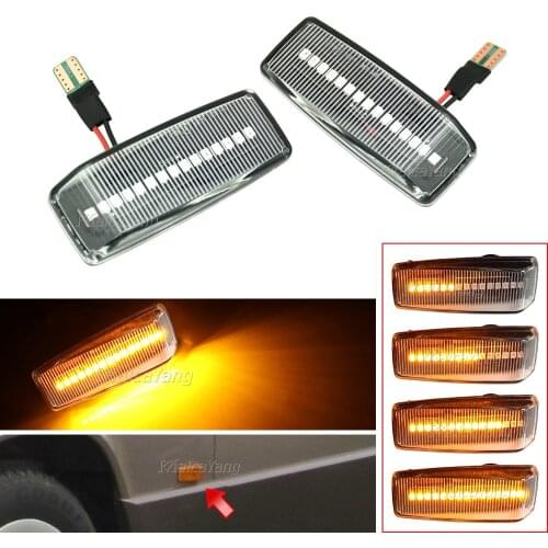 Dynamic LED Side Marker Signal Light Indicator Lamp For Mercedes For Benz C E S SL CLASS W201 190 W202 W124 W140 R129