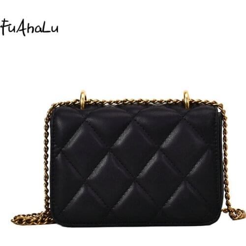 FuAhaLu Women's Clutches On A Chain