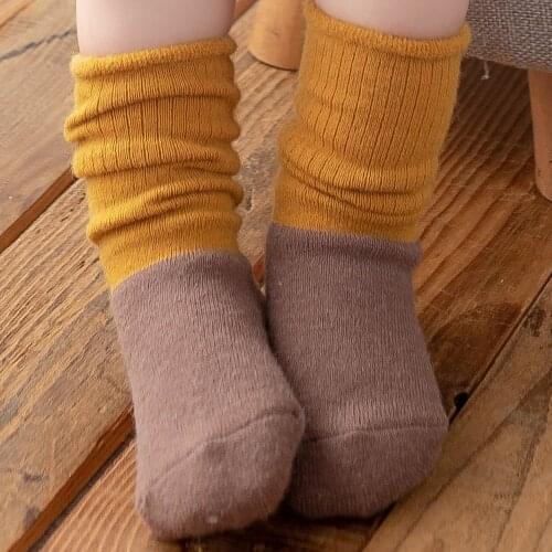 Cotton Newborn Toddlers Knee High Long Soft Non-slip Baby Children Socks Girl Warm Socks 0-2 Years