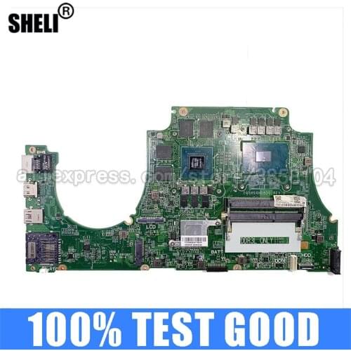 7559 Motherboard for Dell Inspiron 7559 0MPYPP DAAM9AMB8D0 N16P-GX-A2 GTX960M 4G I7-6700HQ Laptop Motherboard MPYPP Main Board