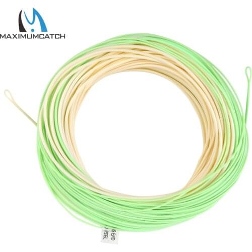 Maximumcatch 100FT Switch Fly Fishing Line Double Color 4-8WT Weight Forward Floating Fly Line