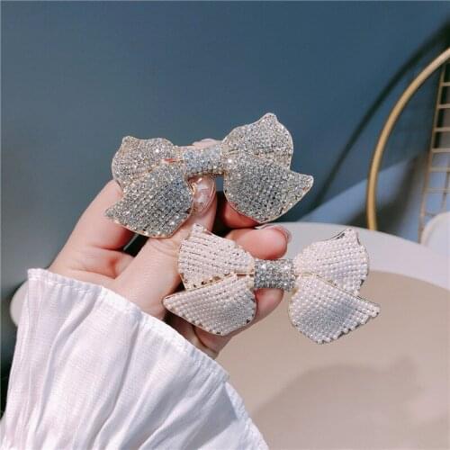 Fashion Girl pearls flowers Hair Claws Beam Hairpin Women Hair Accessories Beauty Hair Crab Clamp Headwear Hair Clip
