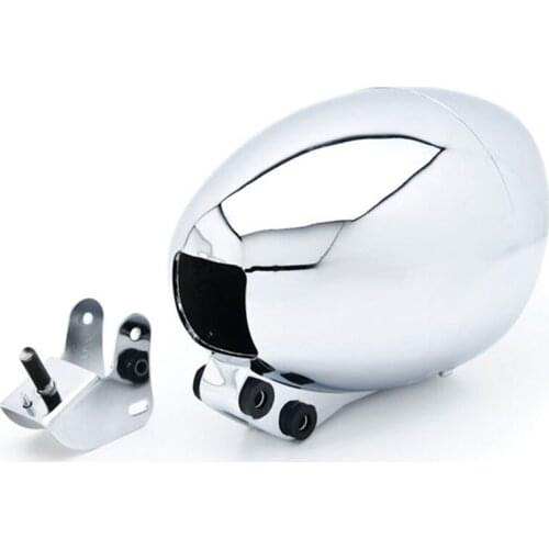 Motorcycle Custom Chrome Headlight for Honda Iron Horse 400/600 YAMAHA SUZUKI KAWASAKI HIGH LOW BEAM HEAD LIGHT