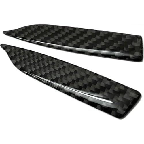 Stickers Rearview Mirror Protector 2pcs Decor Side Mirror Auto Carbon Fiber Glossy