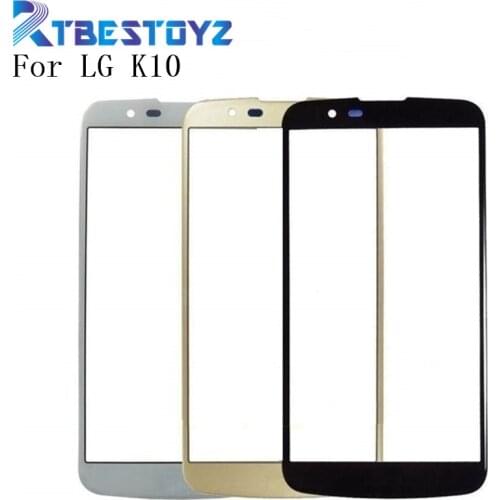 RTBESTOYZ 5.3Inch Outer Glass Front Lens Black Panel Outer Screen Parts For LG K10 K410F M2 K430T K420N K430DS K430DSF
