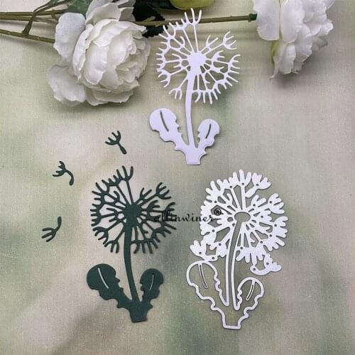 Plant dandelion decoration DIY Craft Metal Cutting Die Scrapbook Embossed Paper Card Album Craft Template Stencil Dies