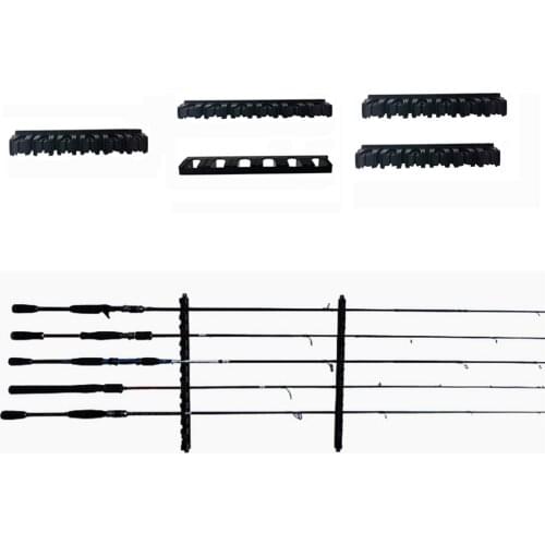 Fishing Rod Rack Display Pole Reel Holder 6-Rod Rack Stand Home Garage Ceiling Wall Mount Storage Fishing Accessories