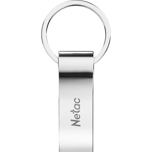 Netac U275 USB Flash Drive 64GB 32GB 16GB USB 2.0 Encrypted Memory Stick Metal Keyring USB Pen Drive USB Pen Drive