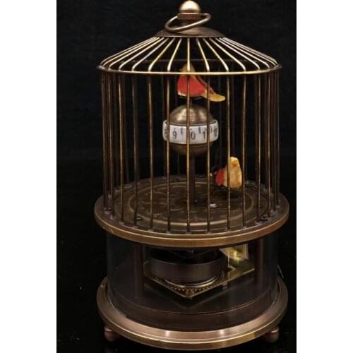 Vintage England Medieval birdcage clocks HOME Table Top Mechanics Clock,Operated for Living Room Decor Desktop decoration