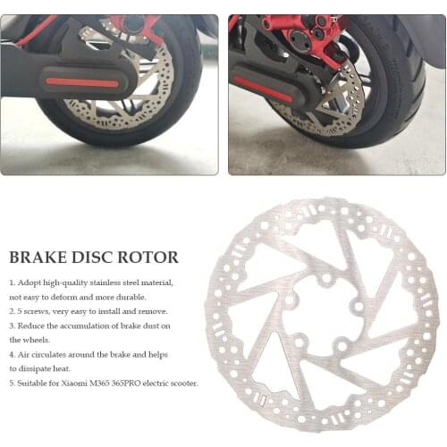 High Quality Electric Scooter 5-hole Disc Brake Rotor For Xiaomi M365 Or M365 Pro Electric Scooter Skateboard Accessories
