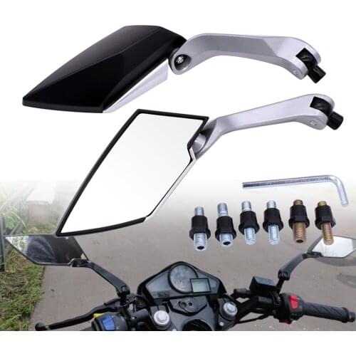 Motorcycle Rear Mirror 8mm 10mm Motorbike Back Side Mirror For honda CBR 1000 RR 1000RR dio cr Cbr 600 yzf r3 MT07 mt 03 10 xmax