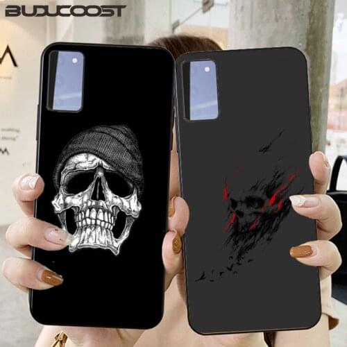 Horror Skull black grim Reaper Phone Case for Samsung S6 S7 edge S8 S9 S20 S21 S30plus ultra S21/S30 S10-5G lite 2020 S10E