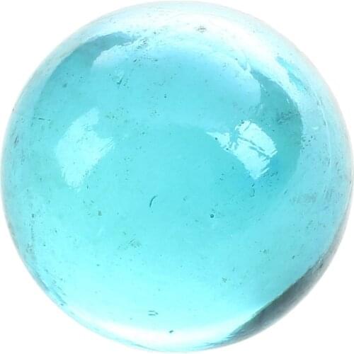 10 Pcs Marbles 16mm glass marbles Knicker glass balls decoration color nuggets toy Light Blue
