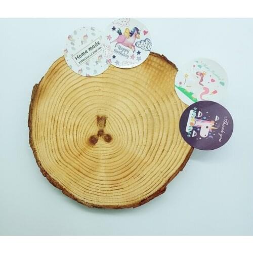 120 Pcs/lot Lovely cartoon Thank You Home Made Sealing label Adhesive Kraft Baking Seal Sticker gift stickers Funny DIY Work