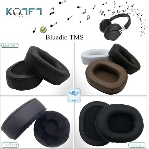 KQTFT 1 Pair of Replacement EarPads for Bluedio TMS Headset Ear pads Earmuff Cover Cushion Cups