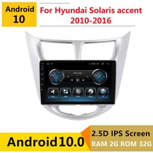2G RAM Android car stereo for Hyundai Solaris accent Verna i25 2010-2016 radio navigation GPS Multimedia Player headunit