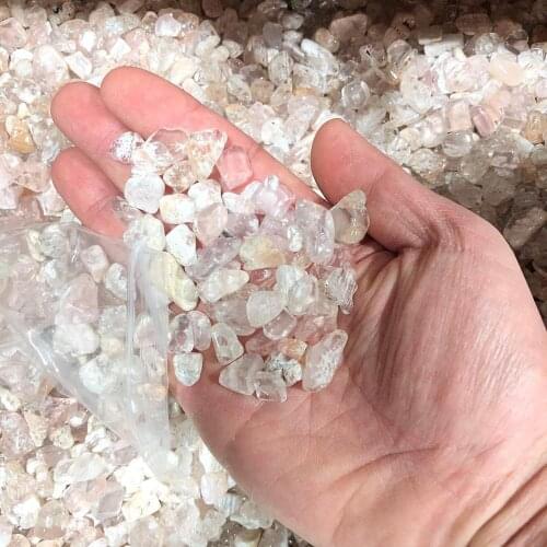 Special price natural white Ghost crystal demagnetization stone bracelet purification gravel guard salt water SPAR pendant