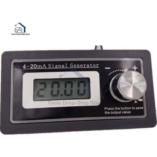 4-20mA LCD Digital Signal Generator DC Adjustable PLC Current Transmitter Tester Two Wire Output Dynamic Test Output 2 orders