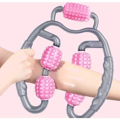 Ring Clip Leg Muscle Massager Foam Roller Muscle Relaxation Calf Waist Home Gym Sports Yoga Pilates Fitness Equipment