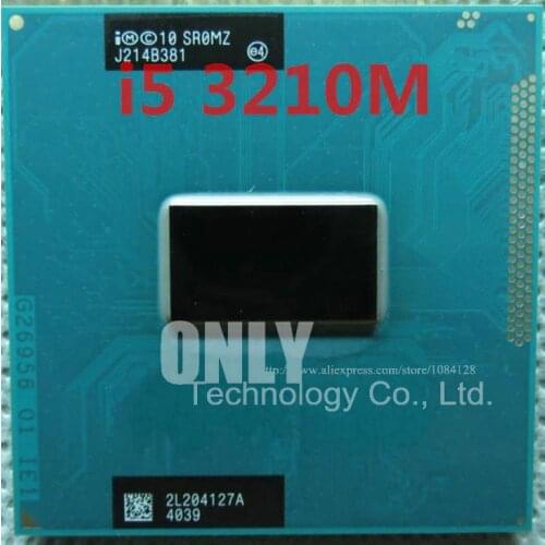 Original intel Core i5 3210M 2.5Ghz Dual Core Laptop Processor SR0MZ socket G2 i5-3210M CPU