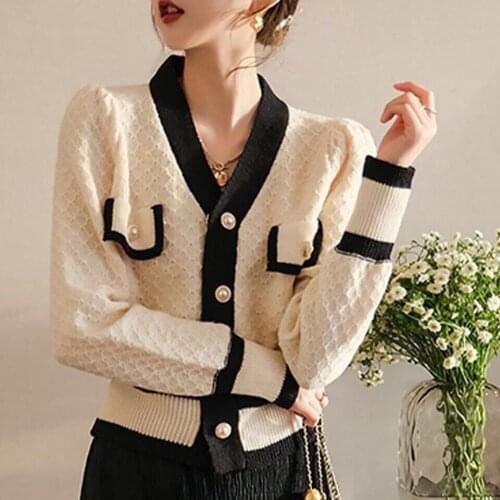 Fall 2021 Women Clothing Oversize Womens Sweaters Autumn Vintage Loose Winter Sweater Knitted Women Cardigan Knit Button Maxi