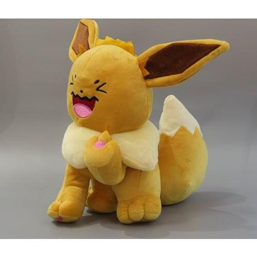 Pokemoned Anime Elf Eevee Plush Toys Pikachu Squirtle Charmander Series stuffed dolls kawaii room decor Birthday Gift For Kids