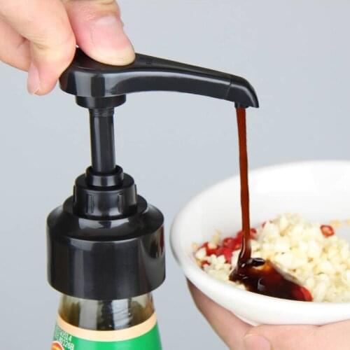 Fuel Consumption Pressure Kitchen Multiuse Extruder Oyster Sauce Bottle Ketchup Press Pump Head Fuel Consumption Press
