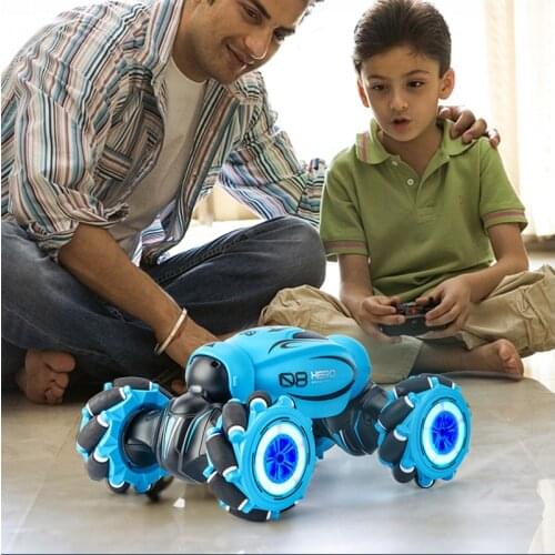 1:16 4WD RC Car Radio Gesture Induction Music Light Twist High Speed Stunt Remote Control off Road Drift Vehicle Car Model