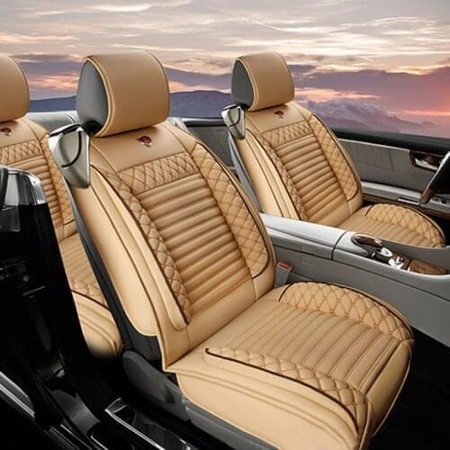 5 Seat Luxury Leather Car Seat Cover Full Set Fit For Benz A-Class/A45 AMG/B-Class/AMG C/C-Class/E-Class/E AMG/S-Class/S coupe