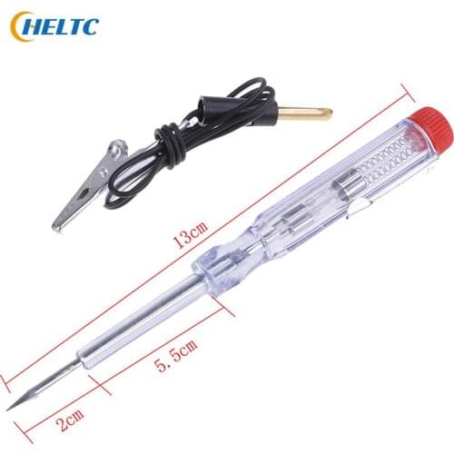 2Styles Circuit Tester 6V-24V DC Probe Light System Test Probe Lamp Auto Car Light Circuit Tester Lamp Voltage Test Pen Detector