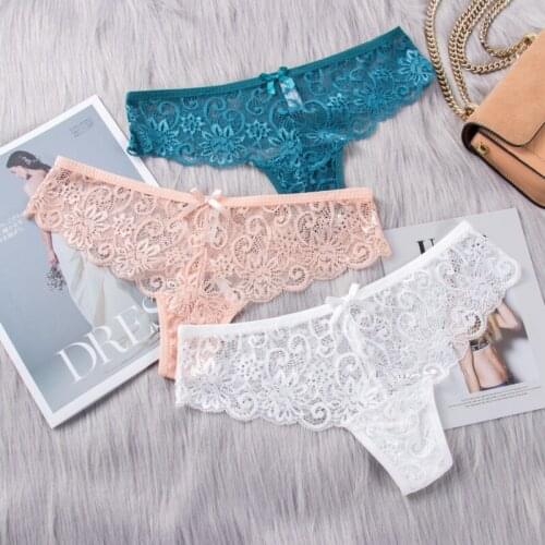 Sexy Ladies Mesh Transparent Women Panties Thongs String Lingerie Fashion Low-Rise Female Underwear Seamless Briefs