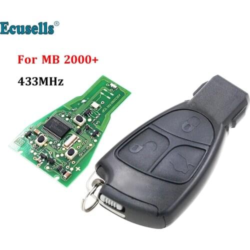 Smart Remote Car key fob 3 Buttons 433Mhz For Mercedes for Benz B C E ML S CLK CL Remote Control