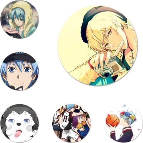 Anime kuroko no basket Icons Pins Badge Decoration Brooches Metal Badges For Backpack Decoration 58mm