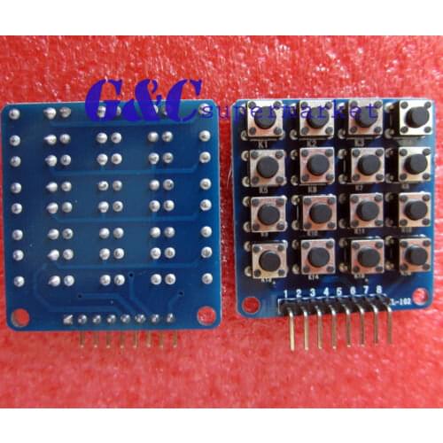 1PCS 4x4 Keypad MCU Accessory Board Matrix Keyboard Buttons diy electronics