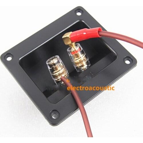 10pcs/lot Loudspeaker high-end crystal 2 junction box of pure copper column audio enthusiasts DIY accessories f-506 column