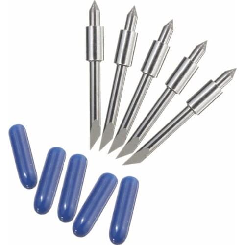XNEMON 5pcs 60 degree silhouette cameo cutting blades Carving cameo Graphtec CB15 Machine Plotter Blades For silhouette